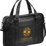 Black Vinyl Laptop Bag