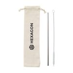 Reusable Stainless Steel Straw Set