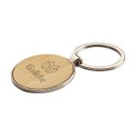 Circle Bamboo Keyring