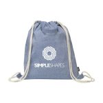 Recycled Cotton Drawstring Backpack