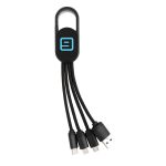 4-in-1 Charging Cable with Carabiner