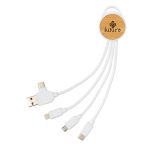 6-in-1 Recycled Plastic & Bamboo cable