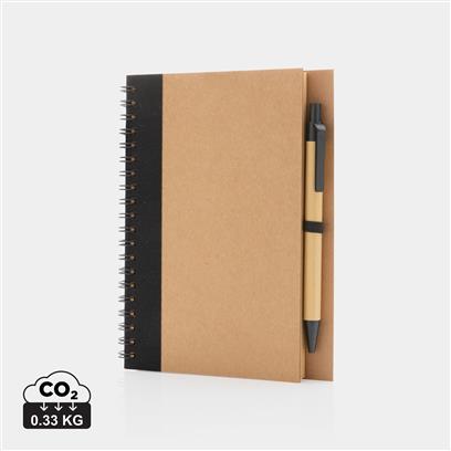 A5 Kraft Paper Notebook & Pen Set