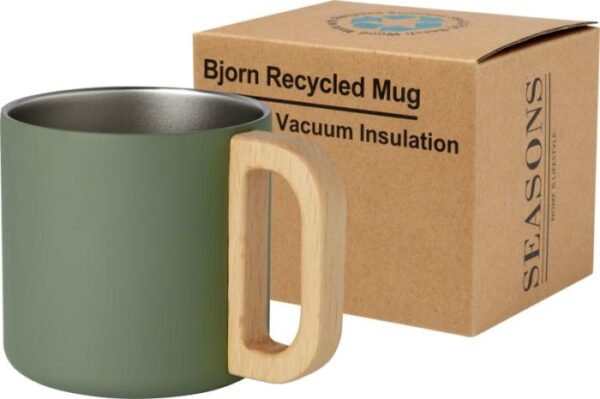 Copper Vacuum Insulated Recycled Stainless Steel Mug - Green