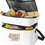 2-compartments cooler bag