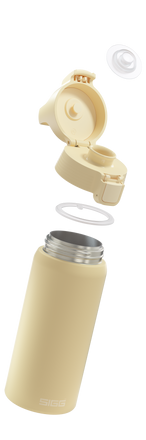 Insulated Water Bottle 0.5L - Yellow