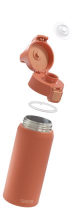 Insulated Water Bottle 0.5L - Eco Red