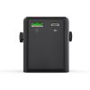 Venture USB Travel Adaptor with USB-C - Black/Black