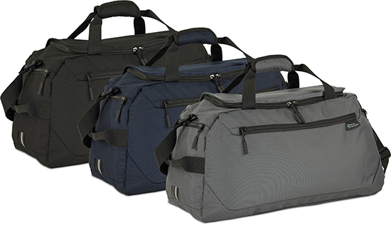 Sports Duffel Recycled Holdall Bag - Black