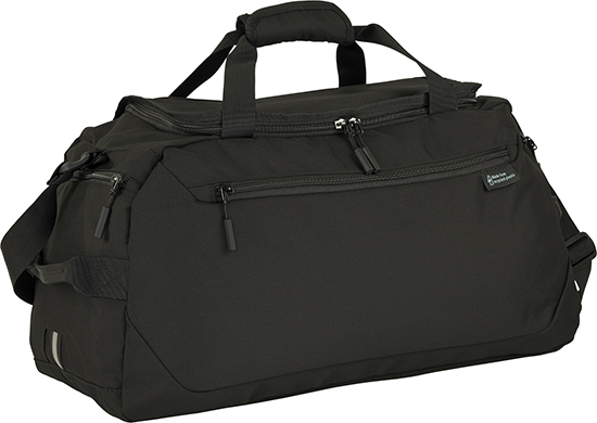 Sports Duffel Recycled Holdall Bag - Black
