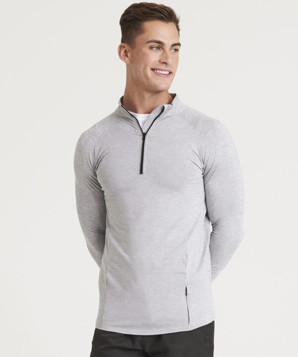 Cool Flex Long Half-Zip Top - Grey
