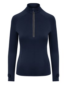Women's Cool Flex Long Half-Zip Top - French Navy
