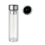 Insulated Glass Bottle with Tea Infuser
