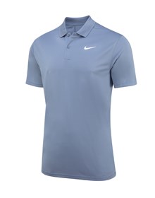 Nike Dri-FIT Victory Solid Polo - Ashen Slate/White