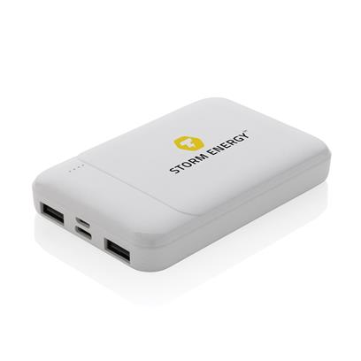 Recycled Plastic Powerbank - White