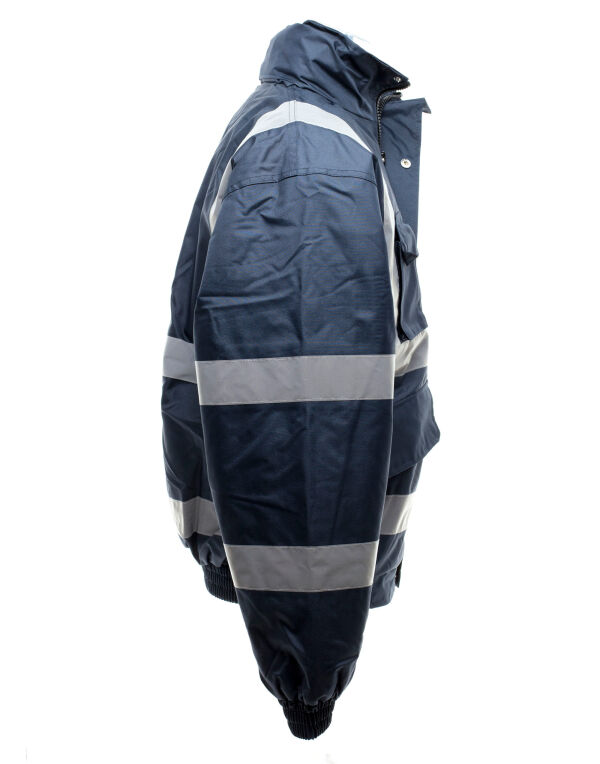 Hi-Vis Classic Bomber Jacket - Navy