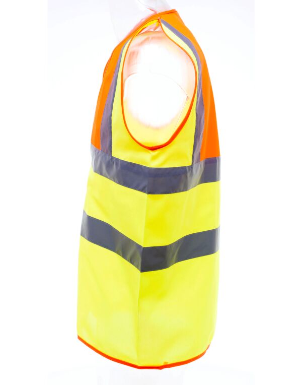 Hi-Vis Class 2 Waistcoat - Hi-Vis Orange/Hi-Vis Yellow