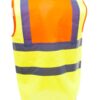 Hi-Vis Class 2 Waistcoat - Hi-Vis Orange/Hi-Vis Yellow