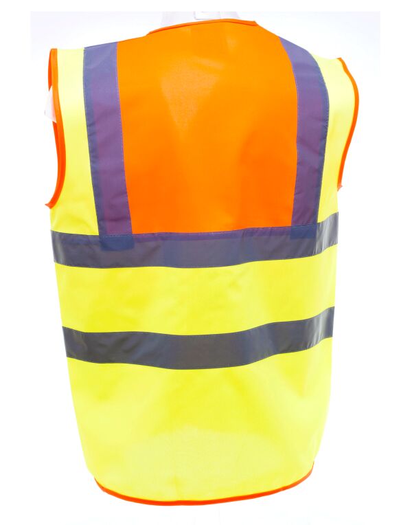 Hi-Vis Class 2 Waistcoat - Hi-Vis Orange/Hi-Vis Yellow