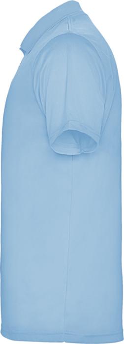 Short Sleeve Men's Sports Polo - Sky Blue