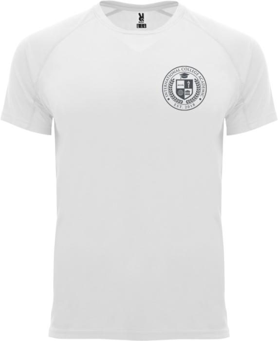 Short Sleeve Men's Sports T-shirt - White
