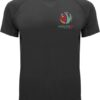 Short Sleeve Men's Sports T-shirt - Black
