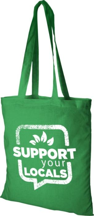 Madras Cotton Tote Bag - Bright Green