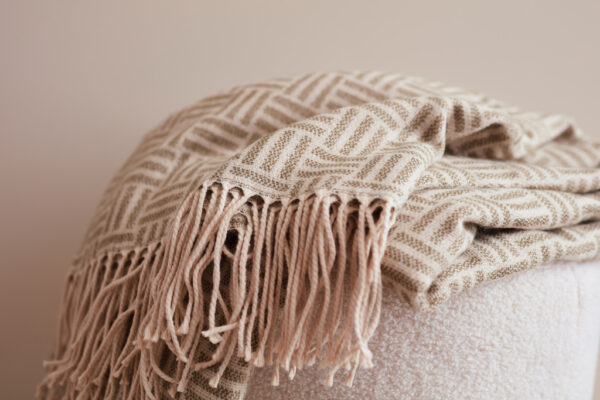 VINGA Lenox blanket - Green VINGA Lenox blanket - Green