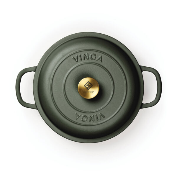 VINGA Monte enameled cast iron sauté pan - Green VINGA Monte enameled cast iron sauté pan - Green