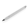 Recycled aluminum infinity multitasking pen - White Recycled aluminum infinity multitasking pen - White