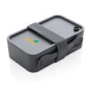 PP lunchbox with spork - Anthracite PP lunchbox with spork - Anthracite