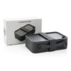 PP lunchbox with spork - Anthracite PP lunchbox with spork - Anthracite