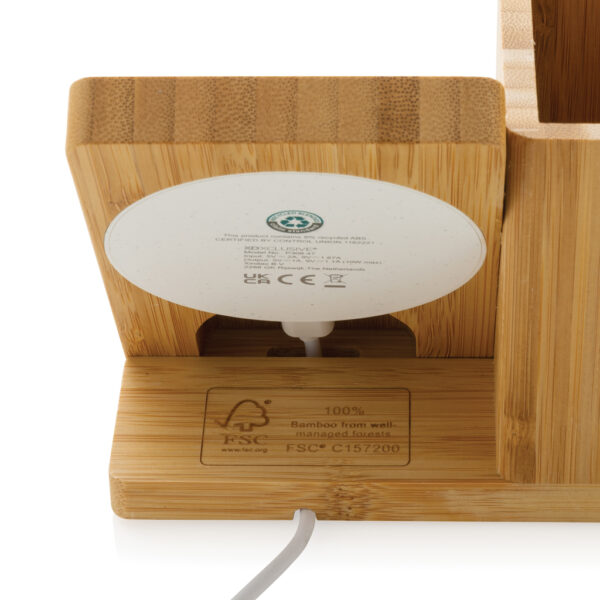 Calgary bamboo 10W wireless charger - Chargers & Powerbanks