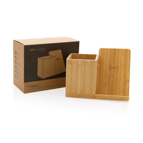 Calgary bamboo 10W wireless charger - Chargers & Powerbanks