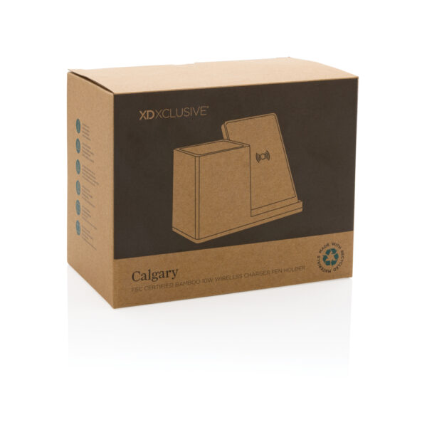 Calgary bamboo 10W wireless charger - Chargers & Powerbanks