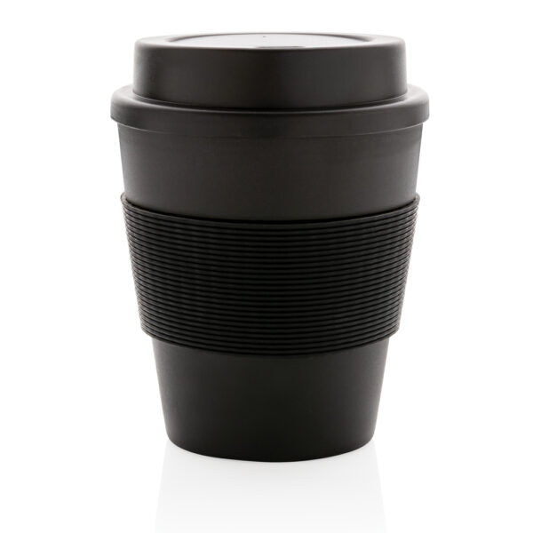 Reusable Coffee cup with screw lid 350ml - Black