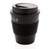 Reusable Coffee cup with screw lid 350ml - Black