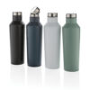Modern vacuum stainless steel water bottle - Black