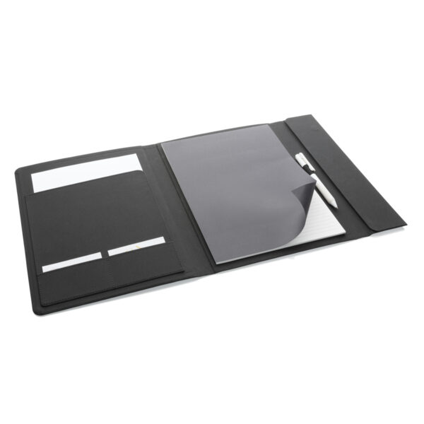 Impact Aware™ A4 portfolio with magnetic closure - Black