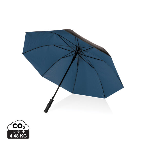 27" Impact AWARE™ RPET 190T auto open stormproof umbrella - Blue