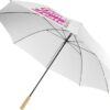 Windproof recycled PET golf umbrella - White Navy Solid Black  - Outdoor, Umbrellas