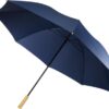 Windproof recycled PET golf umbrella - White Navy Solid Black  - Outdoor, Umbrellas