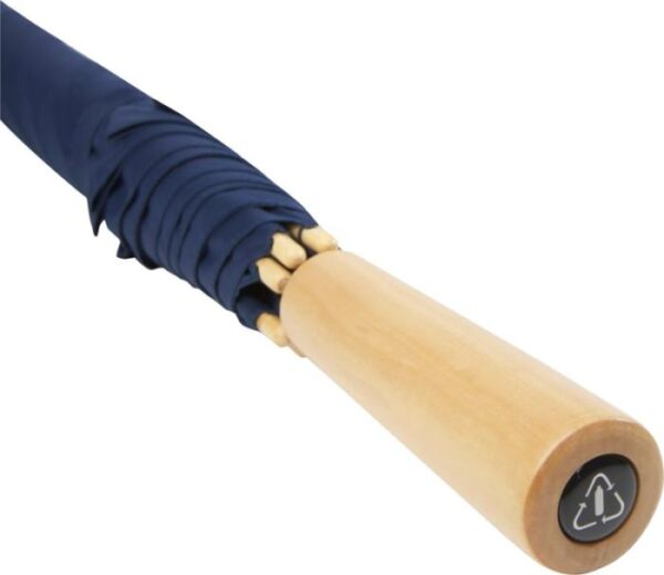 Windproof recycled PET golf umbrella - White Navy Solid Black  - Outdoor, Umbrellas