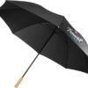 Windproof recycled PET golf umbrella - White Navy Solid Black  - Outdoor, Umbrellas