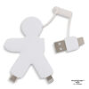 RECYCLED GRS CHARGING CABLE - White