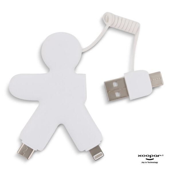 RECYCLED GRS CHARGING CABLE - White