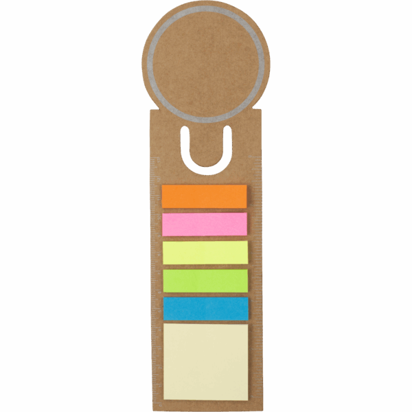 Bookmark with sticky notes - Red Blue Brown  - Accessories, Express Range, Office