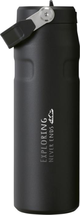 Stanley IceFlow™ 2.0 700 ml water bottle with flip straw - Solid Black