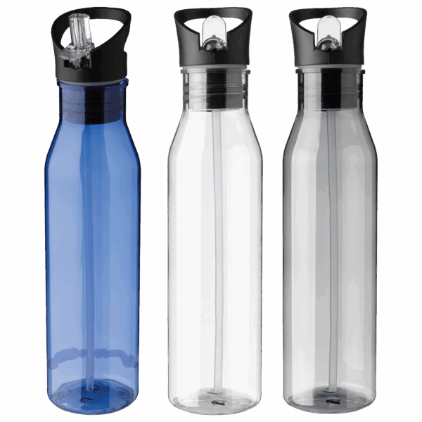 RPET Drinking Bottle - Neutral Black Cobalt Blue  - Drinkware, Express Range, Water Bottles