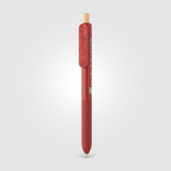 Echo Recycled Plastic Sensory Clip Pen - Red Black White Navy Blue Teal Gray  - Office, Pens, Sustainable products